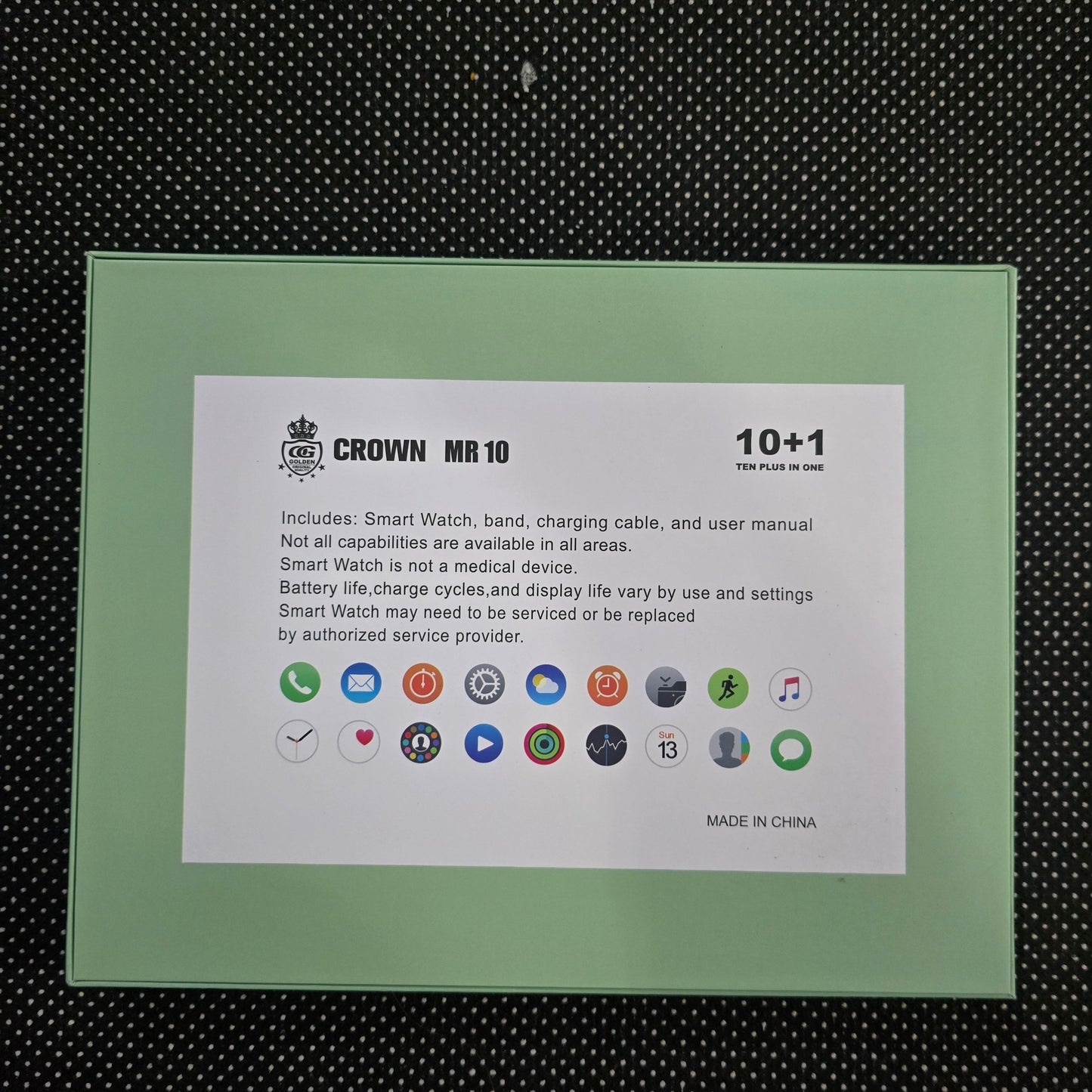 CROWN MR 10 Smart Watch with Airpods