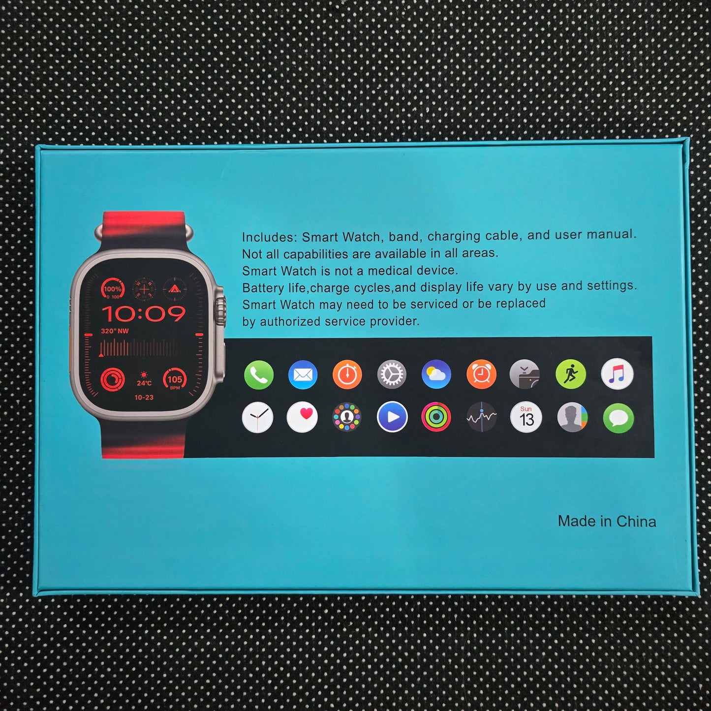 Crown H70 Ultra 2 7In1 Smart watch
