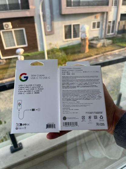 30W Fast USB-C Charger + USB-C Cable